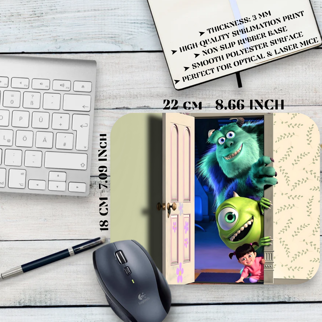 Mousepad Monsters, Inc. – Mike and Sulley