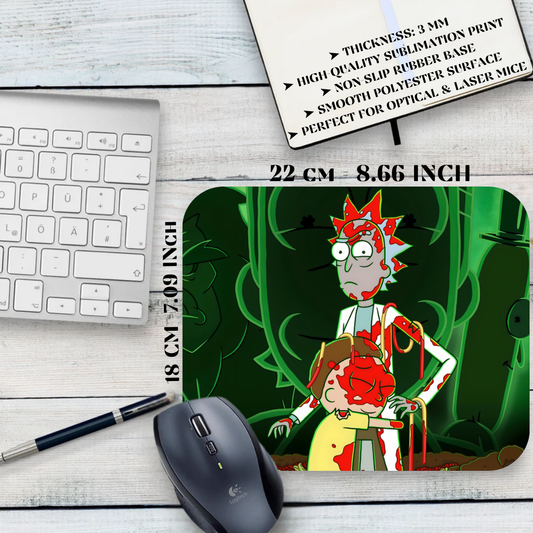 Podkładka pod mysz Rick i Morty / Rick and Morty – multiversum, serial animowany sci-fi