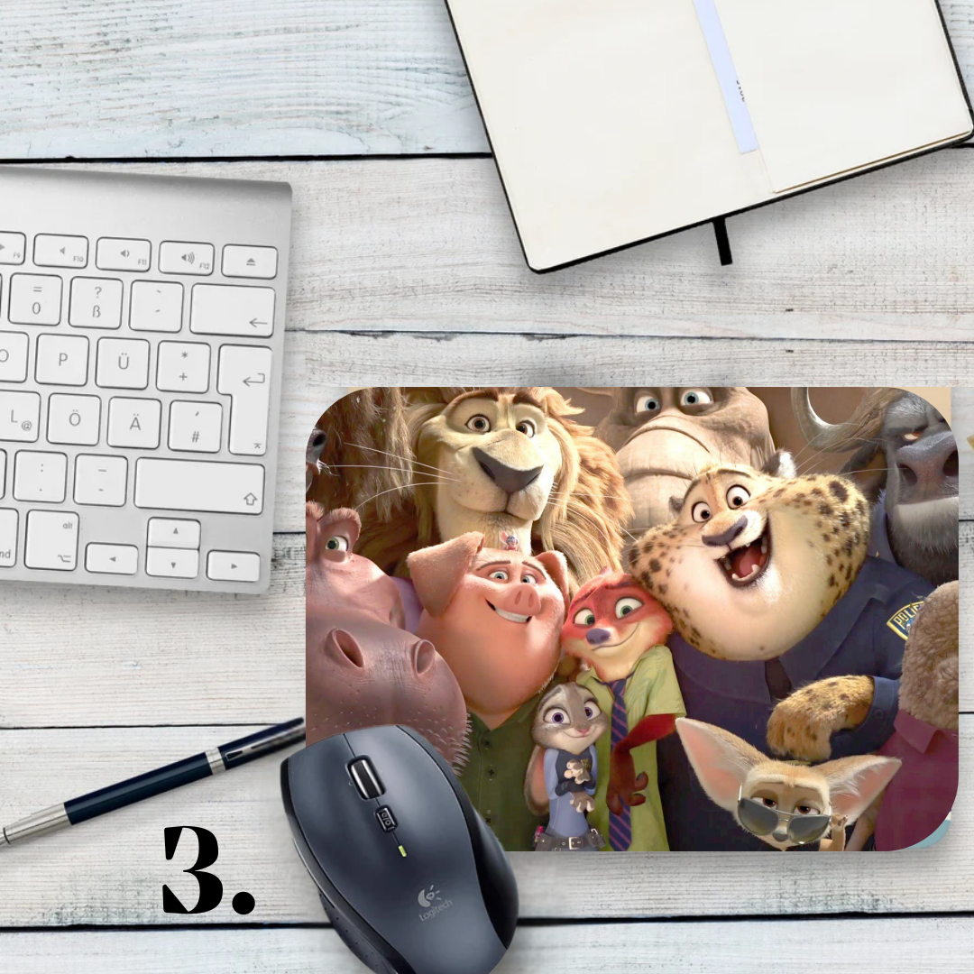 Podkładka pod mysz Zwierzogród / Zootopia – Judy Hopps i Nick Wilde