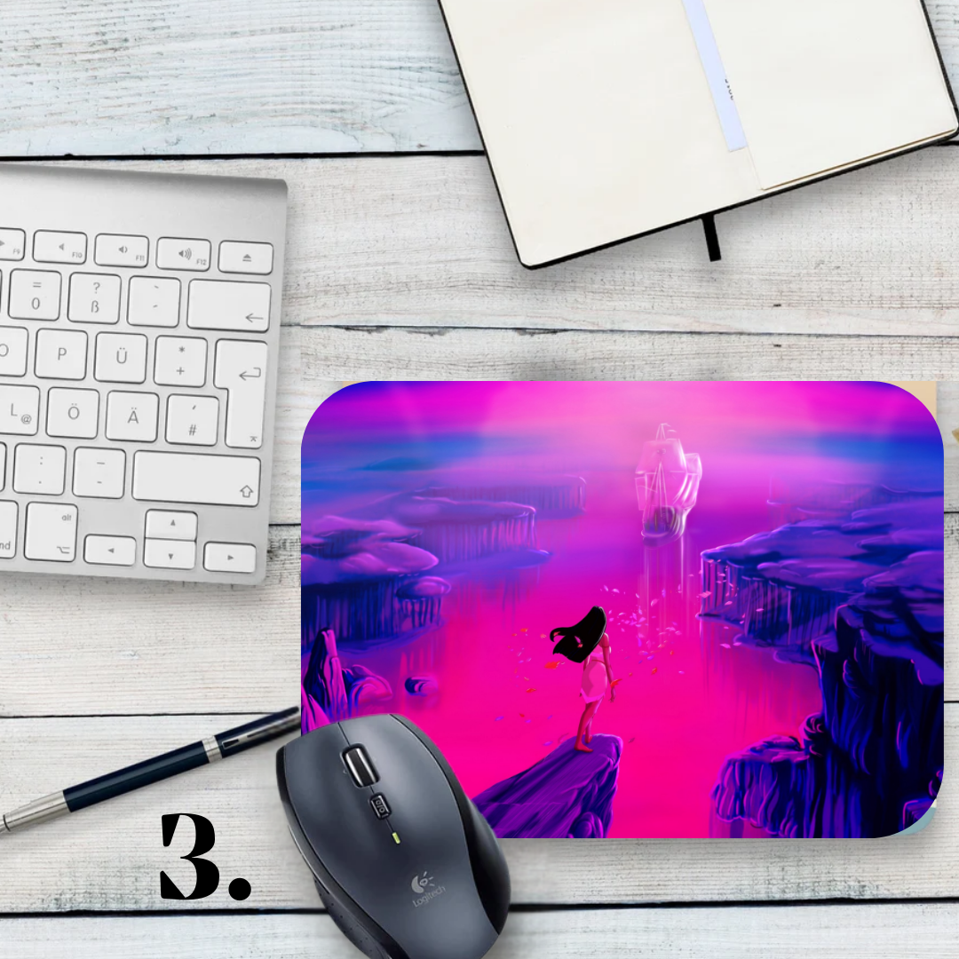 Pocahontas mouse pad / Pocahontas - Disney animation, classic fairy tale