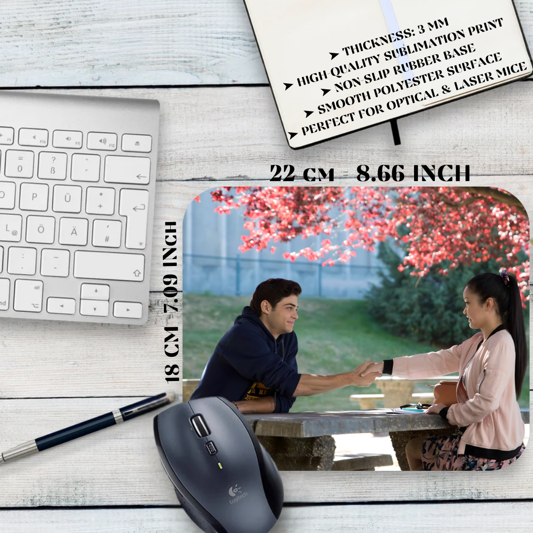 Podkładka pod mysz Do wszystkich chłopców, których kochałam / To All the Boys I’ve Loved Before – film romantyczny