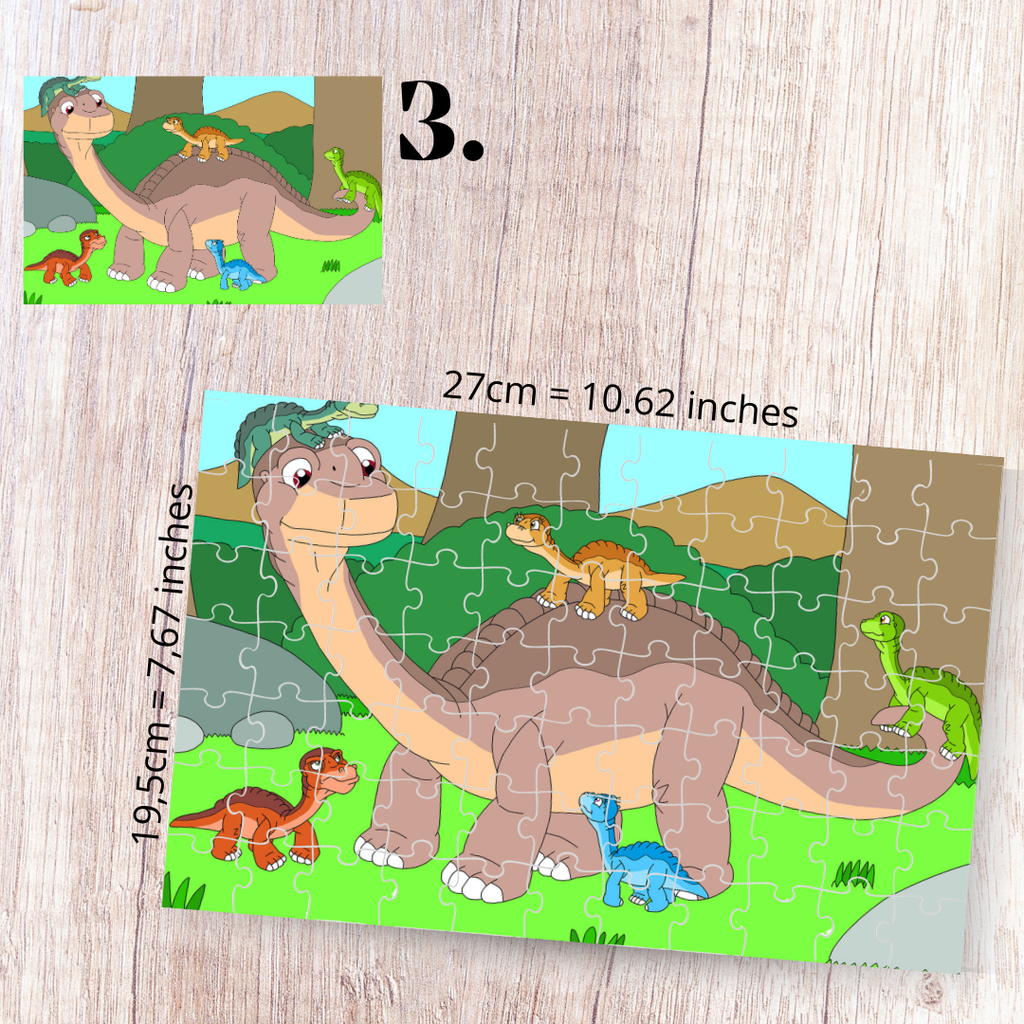 Puzzle 88 pièces – Pradawny ląd / The Land Before Time