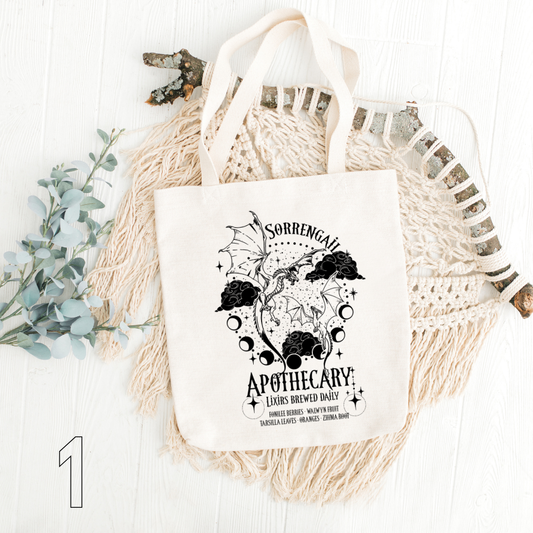 Fourth Wing, Iron Flame, Onyx Storm - 100% Cotton | Tote Bag