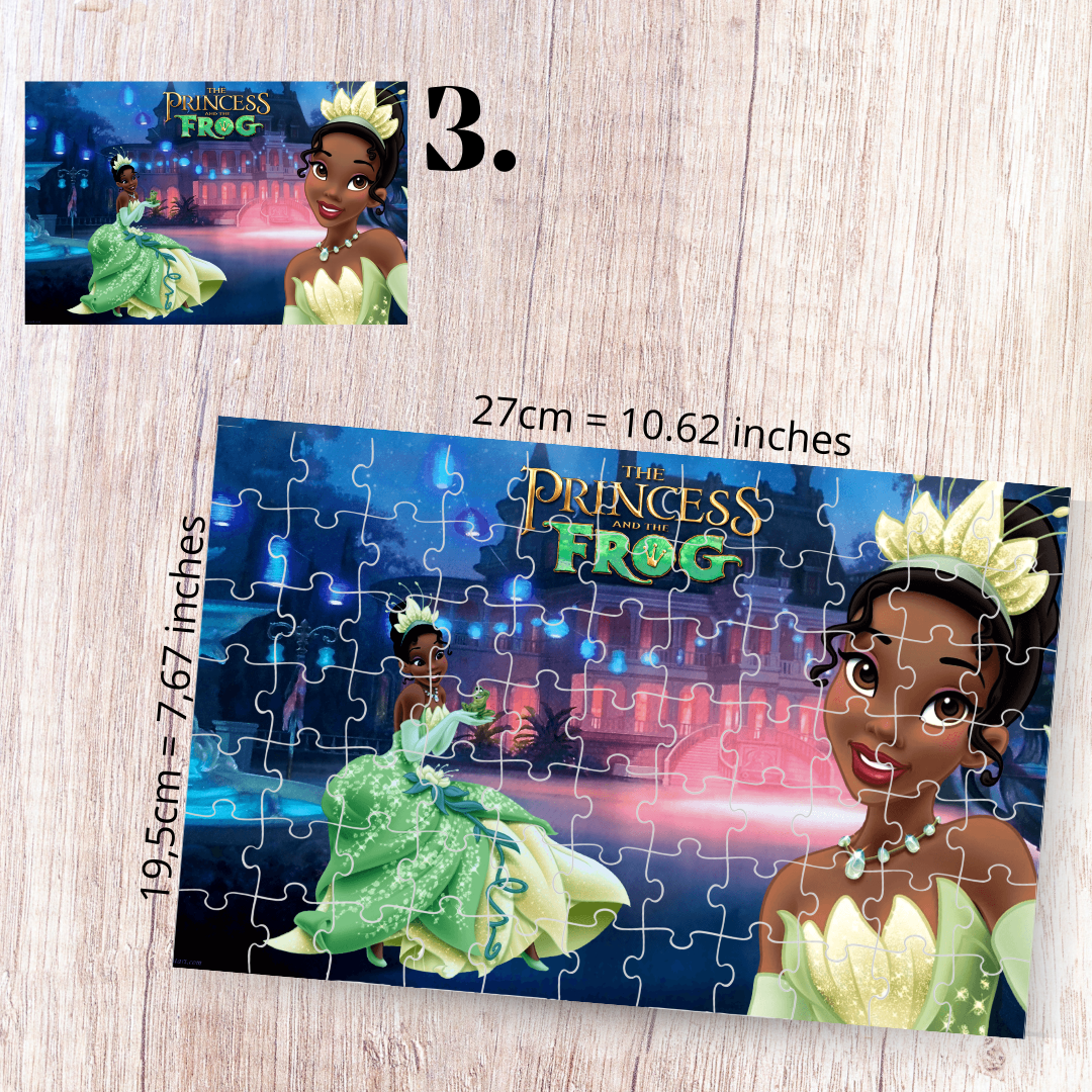 Puzzle Księżniczka i Żaba / The Princess and the Frog – animacja Disney