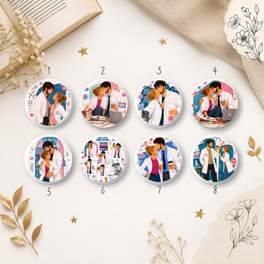 Przypinka 58 mm - The Love Hypothesis