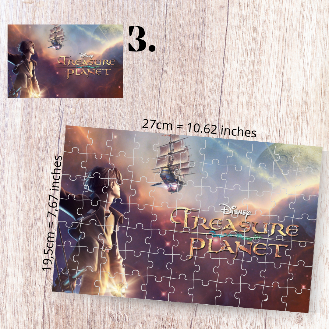 Puzzle 88 Pieces - Treasure Planet Inspired