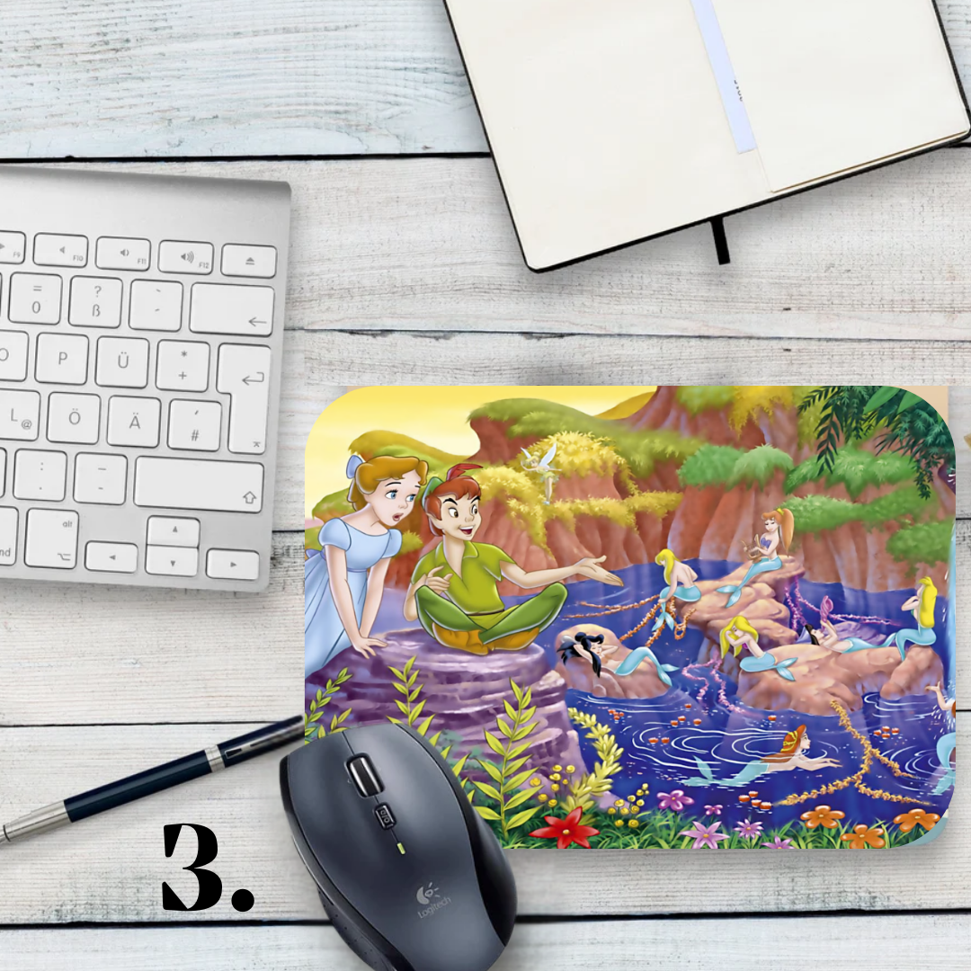 Peter Pan Mouse Pad – Classic Fairy Tale, Neverland
