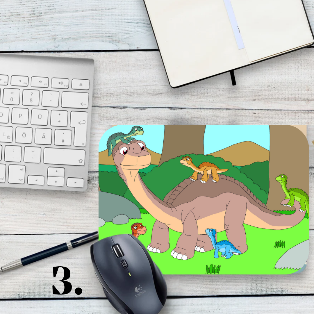 Podkładka pod mysz Pradawny ląd / The Land Before Time – klasyczna animacja, Littlefoot