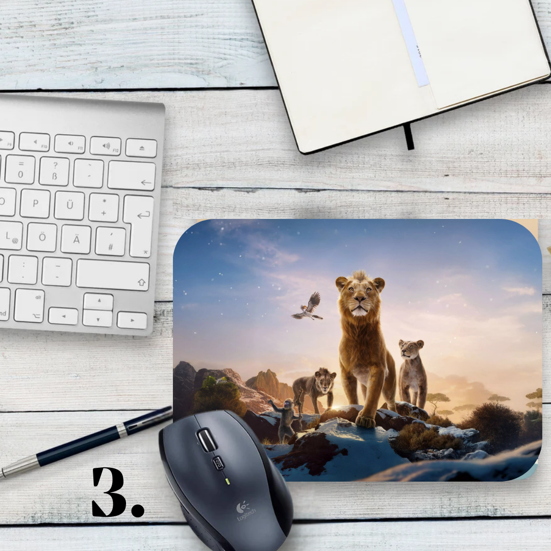 Podkładka pod mysz Król Lew / The Lion King – Simba, Nala, Timon i Pumba