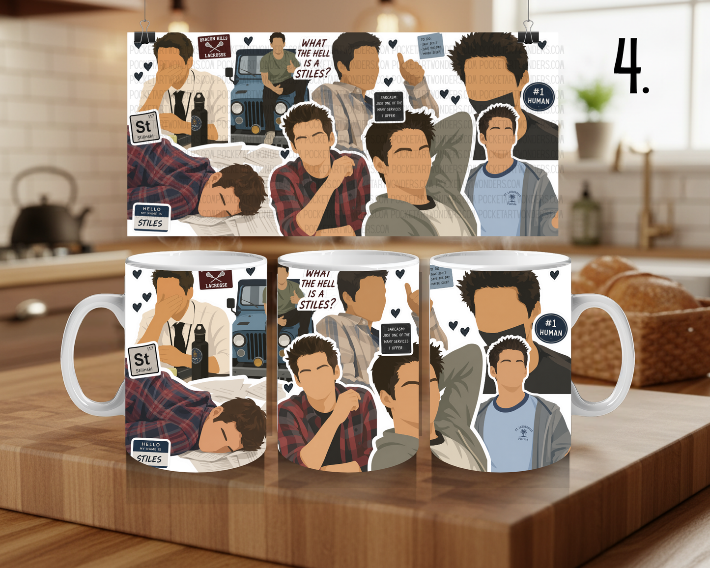 Ceramic Mug 330 ml - Teen Wolf Inspired