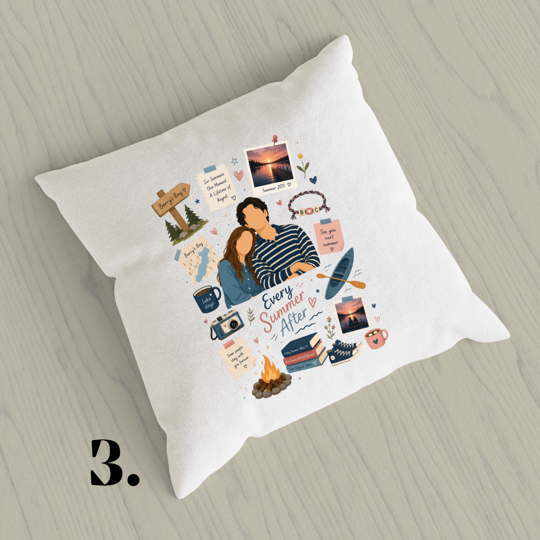 Poszewka dekoracyjna Każdy kolejny rok – bookish romance i BookTok aesthetic