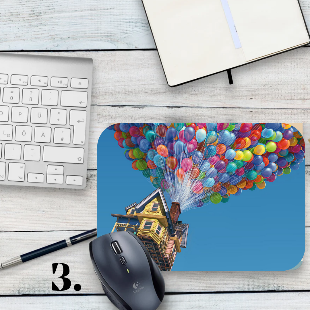 Mouse pad Up – Carl and Ellie, Pixar animation