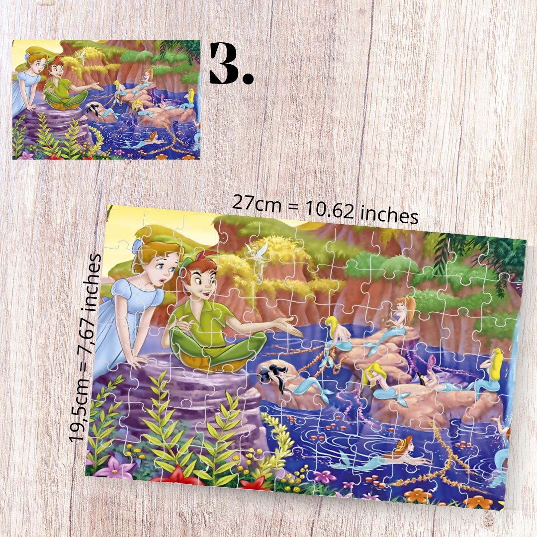 Puzzle 88 Pieces - Peter Pan Inspired