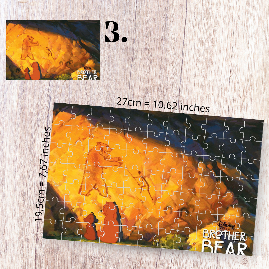 Puzzle 88 Pieces - Brother Bear Inspired