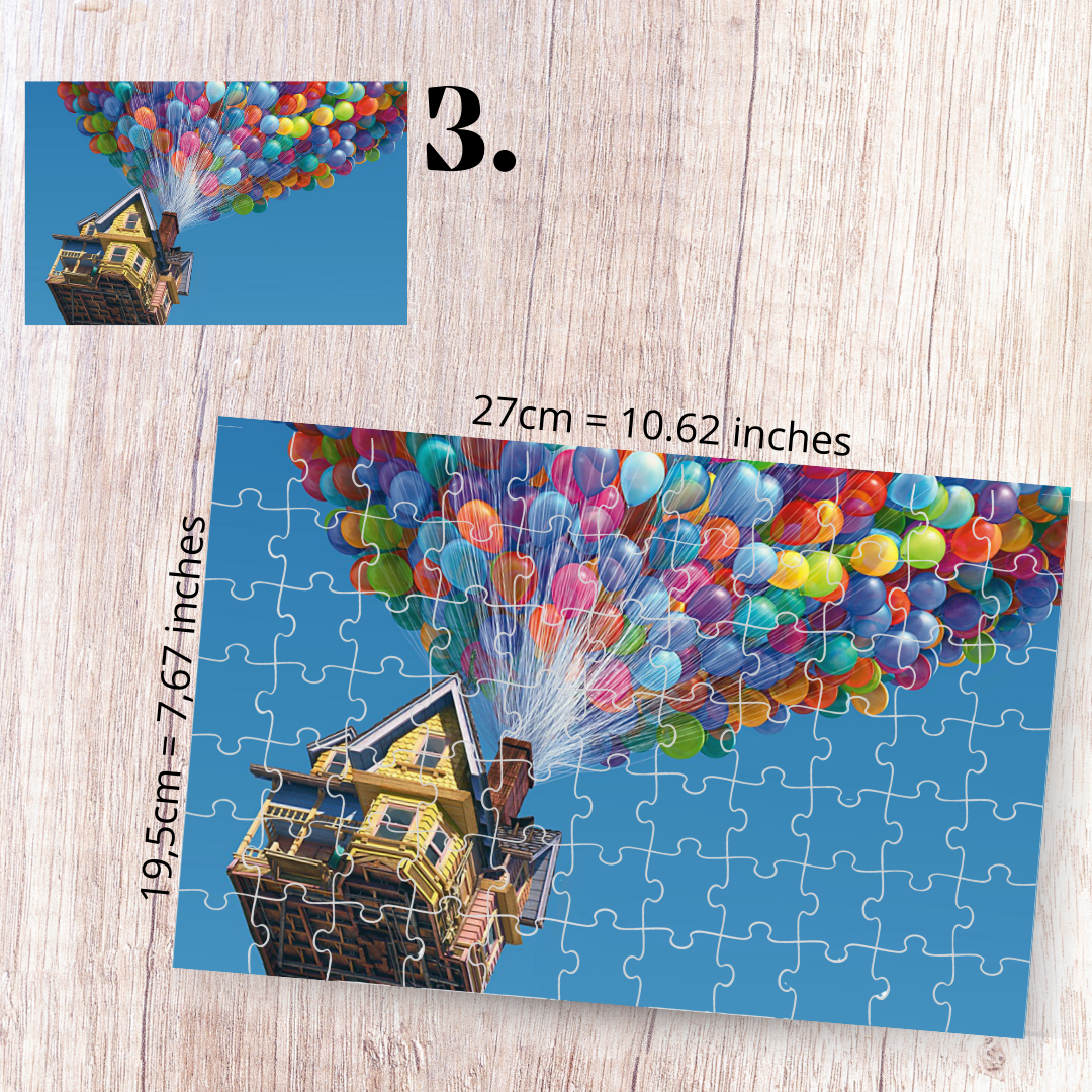 Puzzle 88 Pieces - Up Inspired