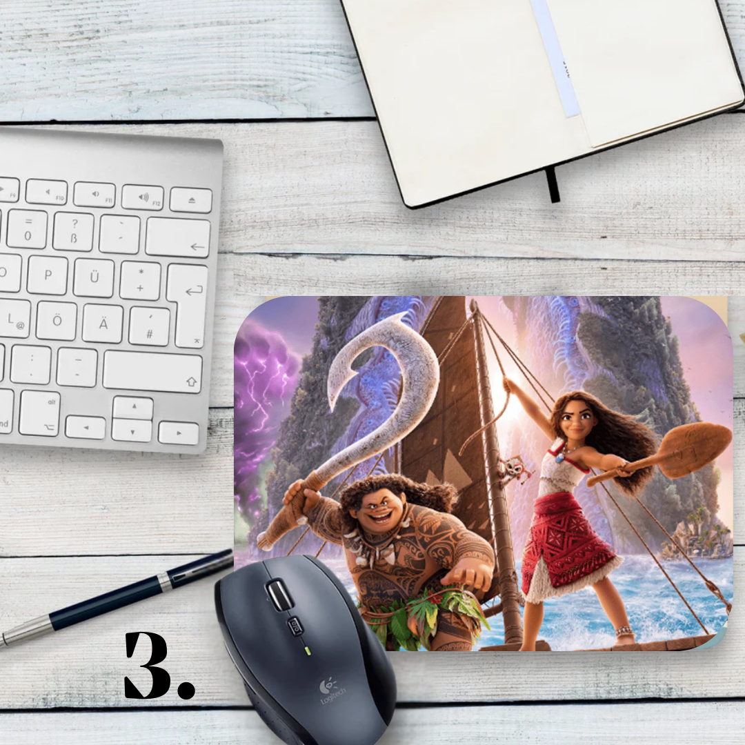 Vaiana / Moana Mousepad - Moana and Maui, Disney Animation