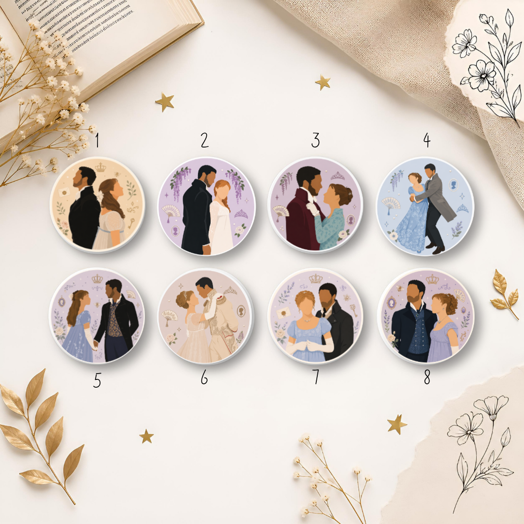 Pin Button 58 mm - Bridgerton