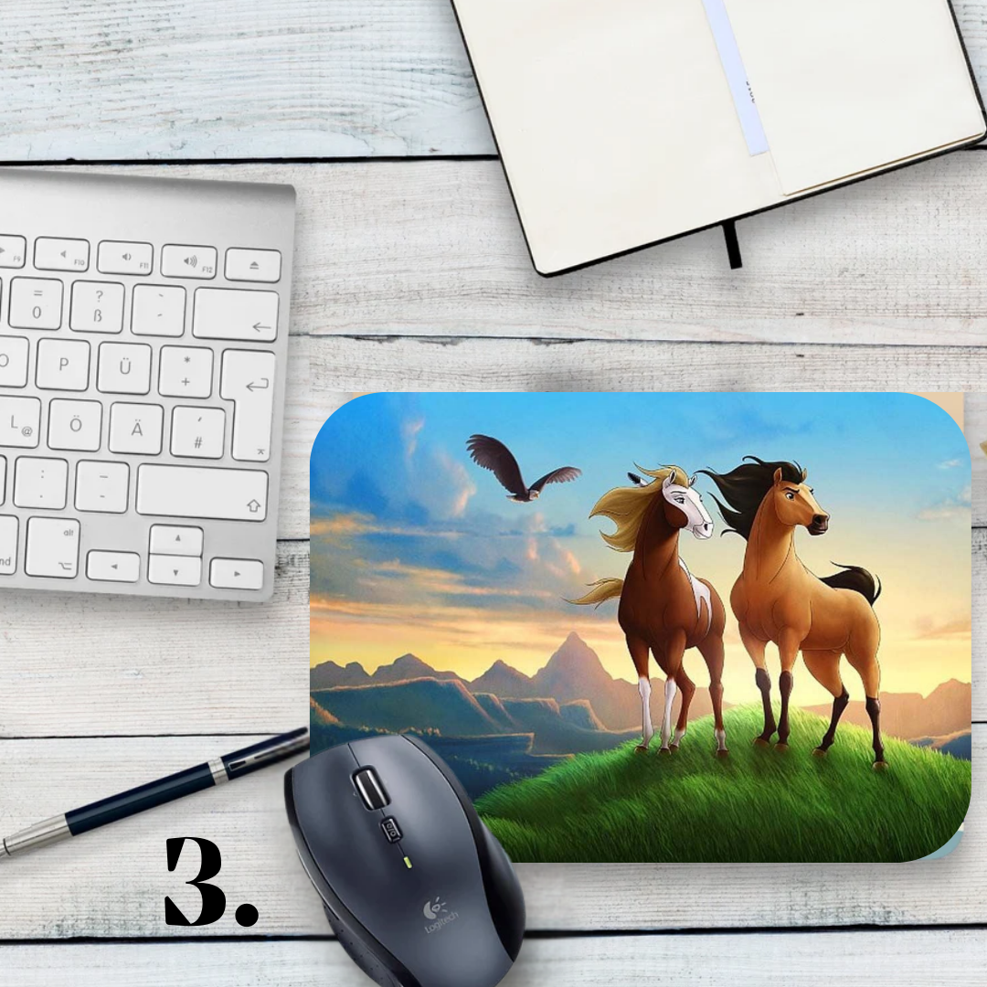 Mustang: Spirit of the Cimarron mouse pad - animation