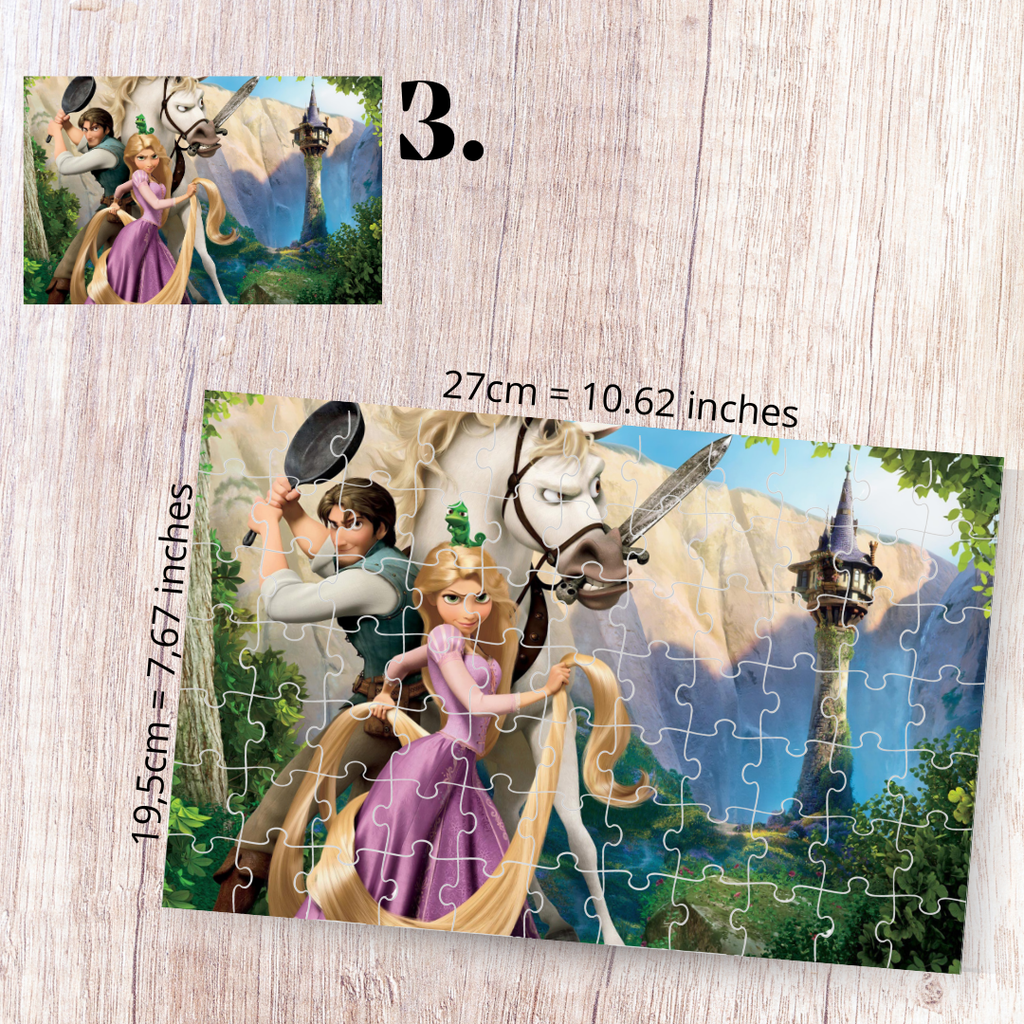 Puzzle 88 elementów – Zaplątani / Tangled