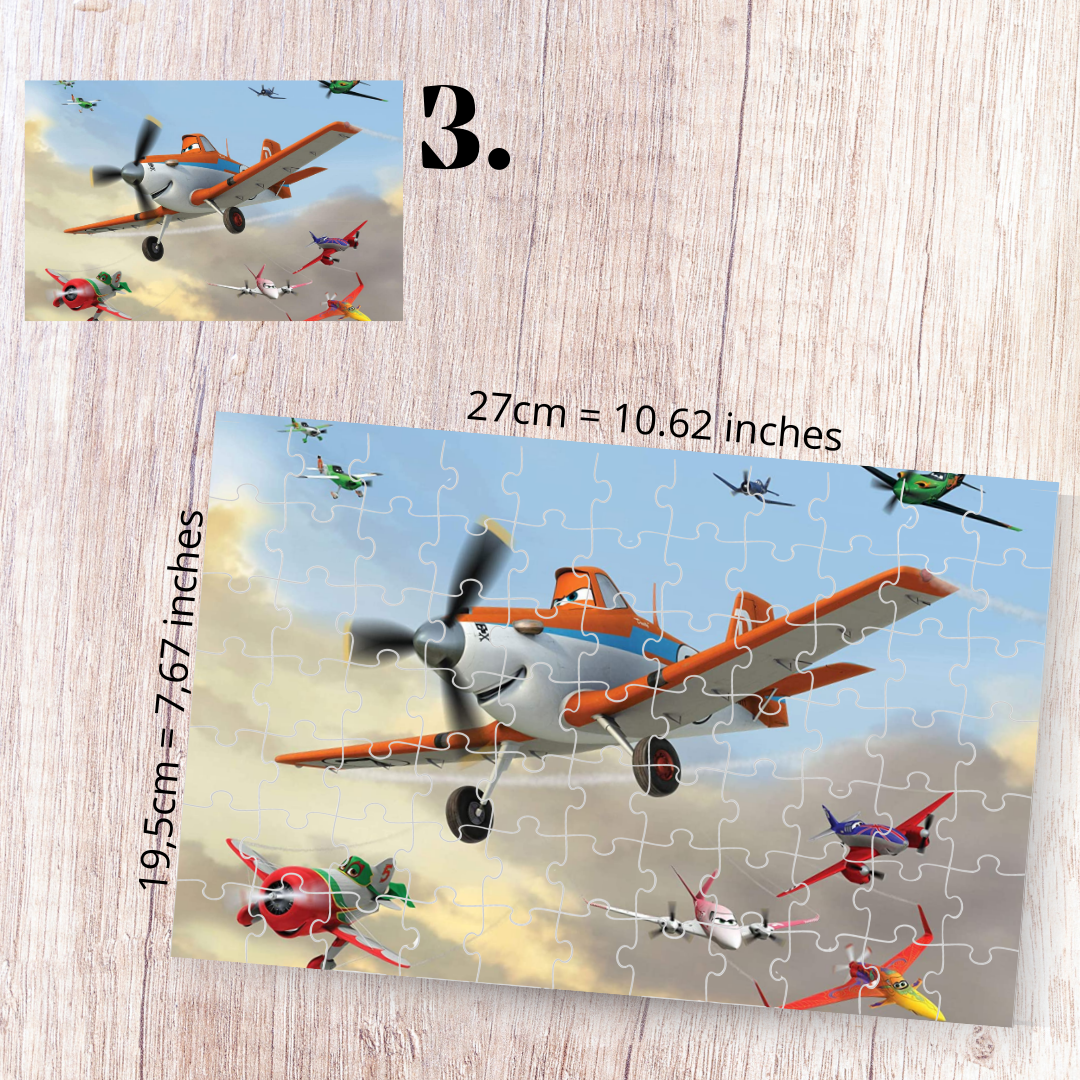 Puzzle 88 Pieces - Planes Inspired