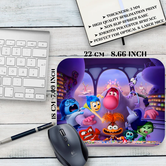 Podkładka pod mysz W głowie się nie mieści / Inside Out – Joy, Sadness, emocje