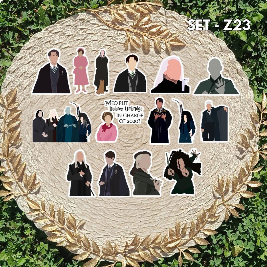 Harry Potter Stickers | Hogwarts Vinyl Pack | Wizarding World