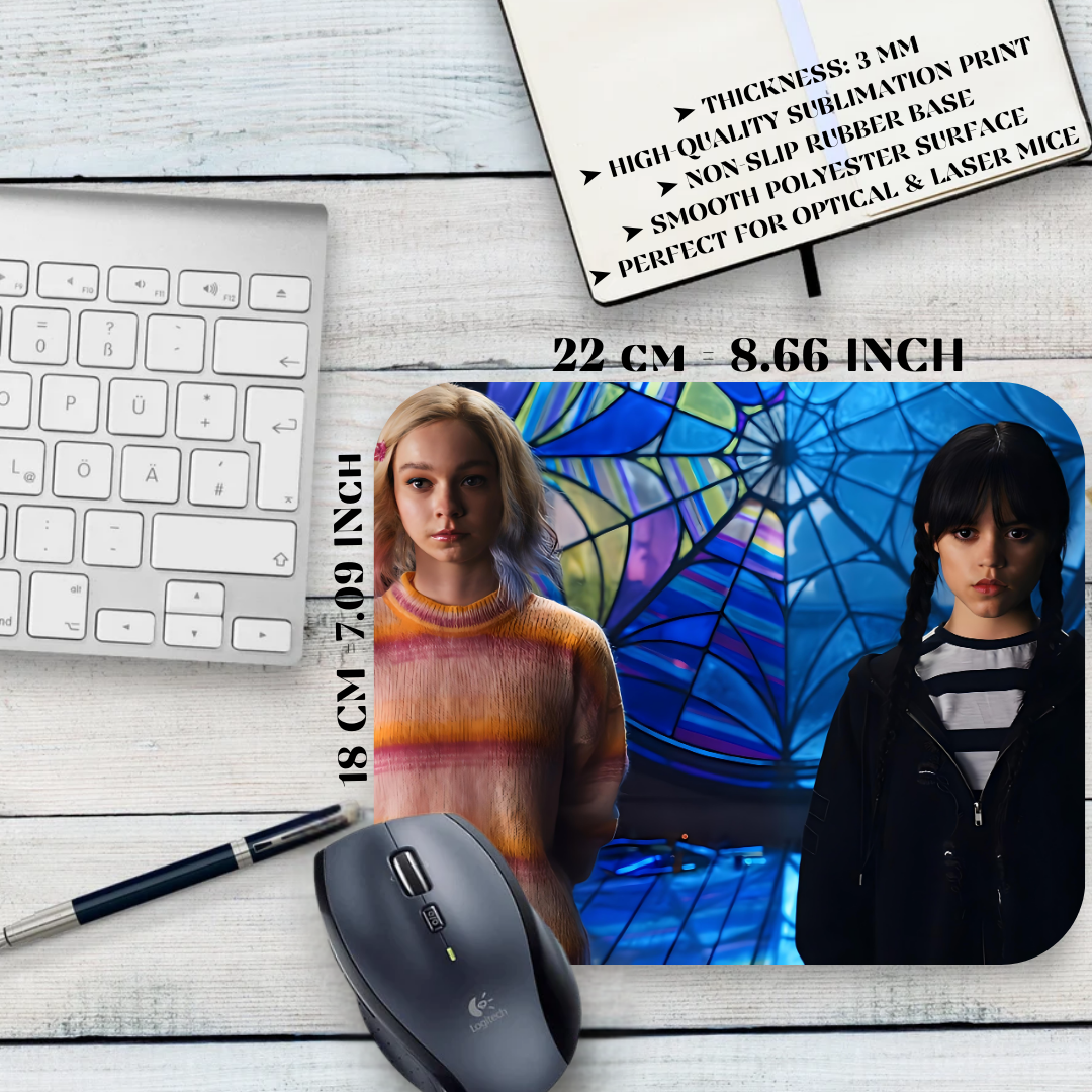 Mouse Pad - Wednesday Inspired