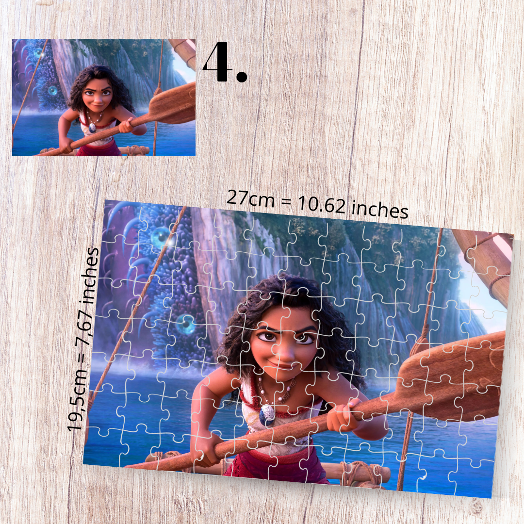 Puzzle 88 Pieces - Moana Inspired