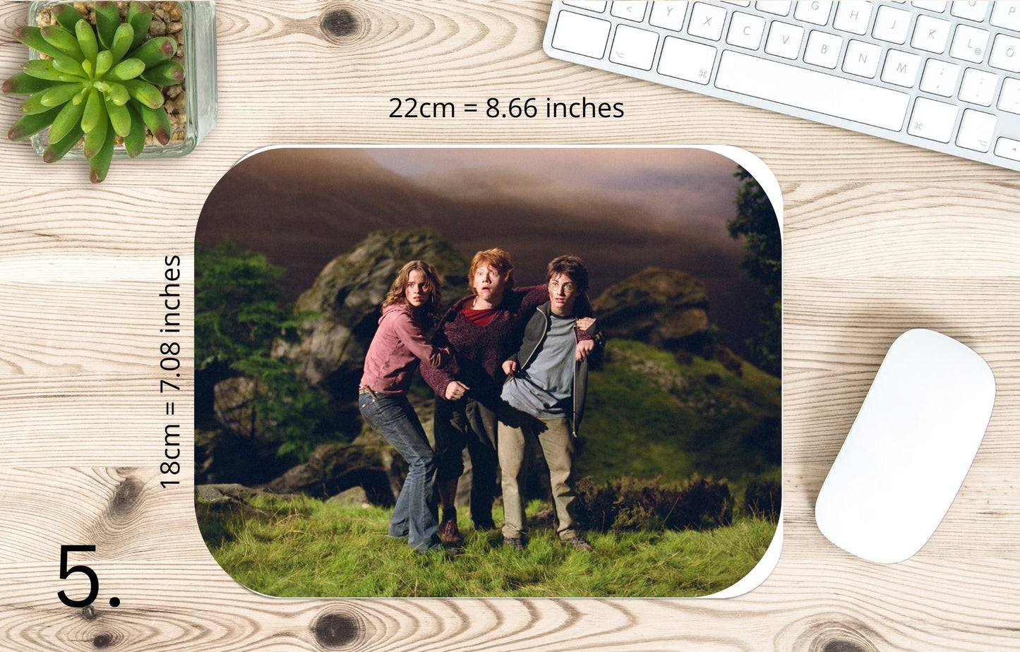 Podkładka pod mysz Harry Potter / Harry Potter – Hogwart, magiczny świat