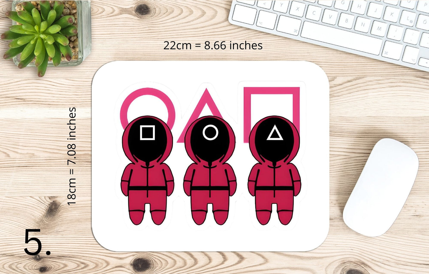 Podkładka pod mysz Squid Game / Squid Game – serial Netflix, Gra w Kalmara