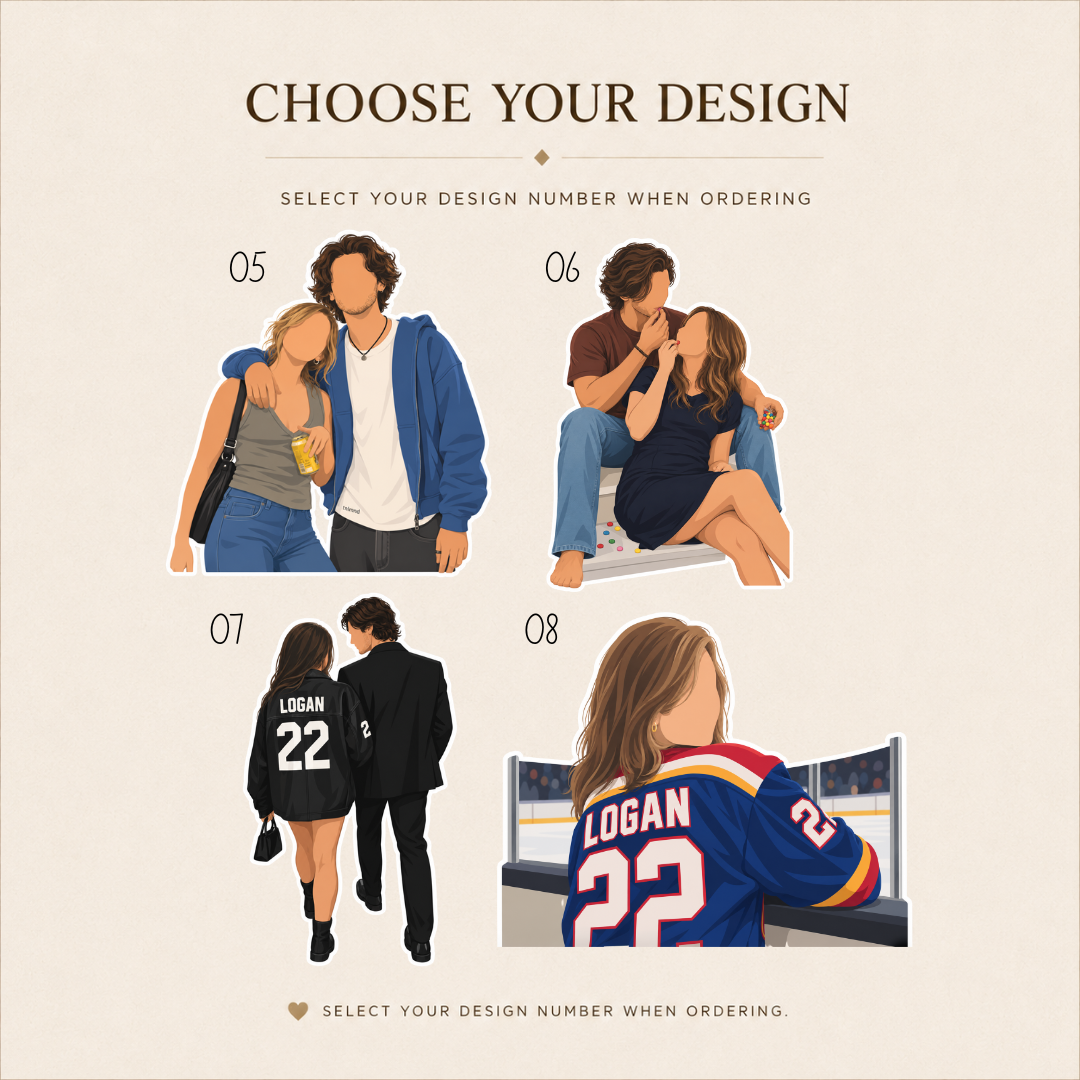 Naklejka – Off Campus Logan + Grace