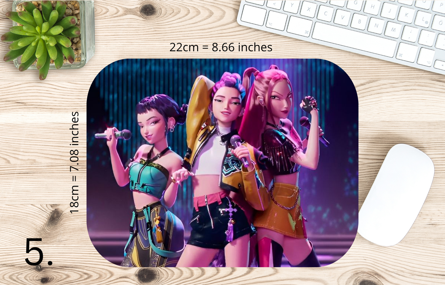 Kpop Demon Hunters | MAUSEPAD, Gaming Mouse Pad