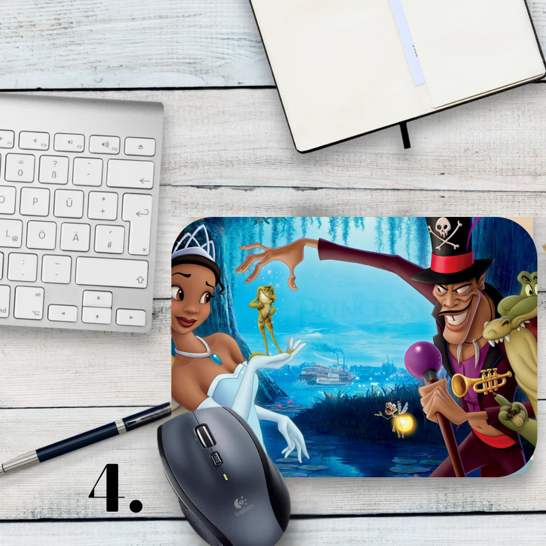 Podkładka pod mysz Księżniczka i żaba / The Princess and the Frog – animacja Disney, Tiana i Naveen