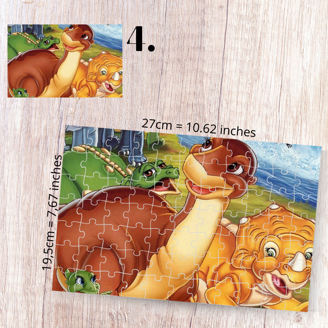 Puzzle 88 Pieces - The Land Before Time Inspired