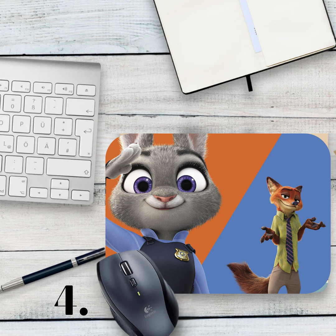 Podkładka pod mysz Zwierzogród / Zootopia – Judy Hopps i Nick Wilde
