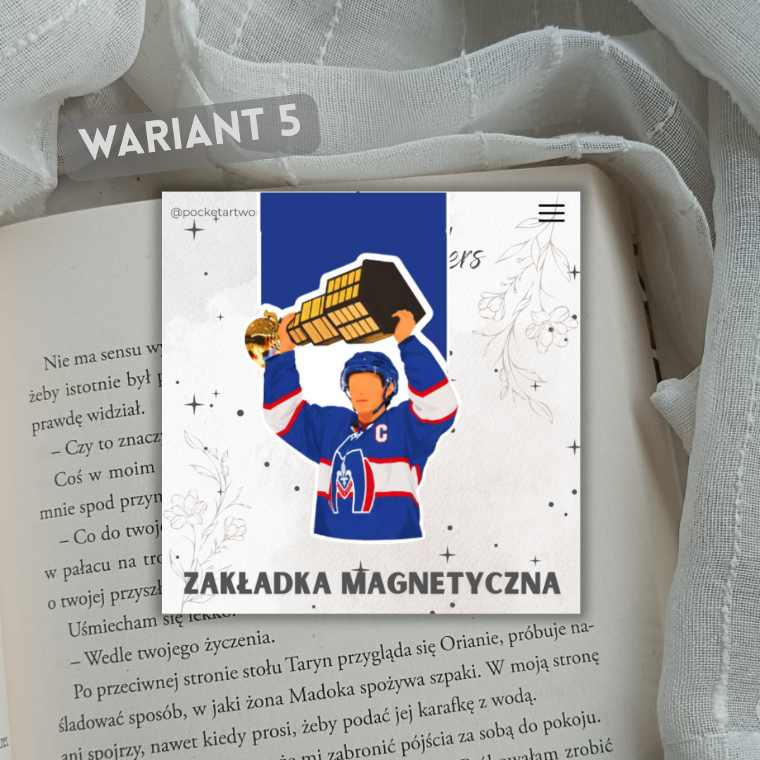 Zakładka magnetyczna - inspirowana Heated Rivalry
