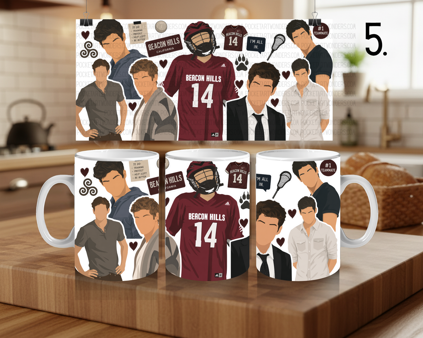Ceramic Mug 330 ml - Teen Wolf Inspired