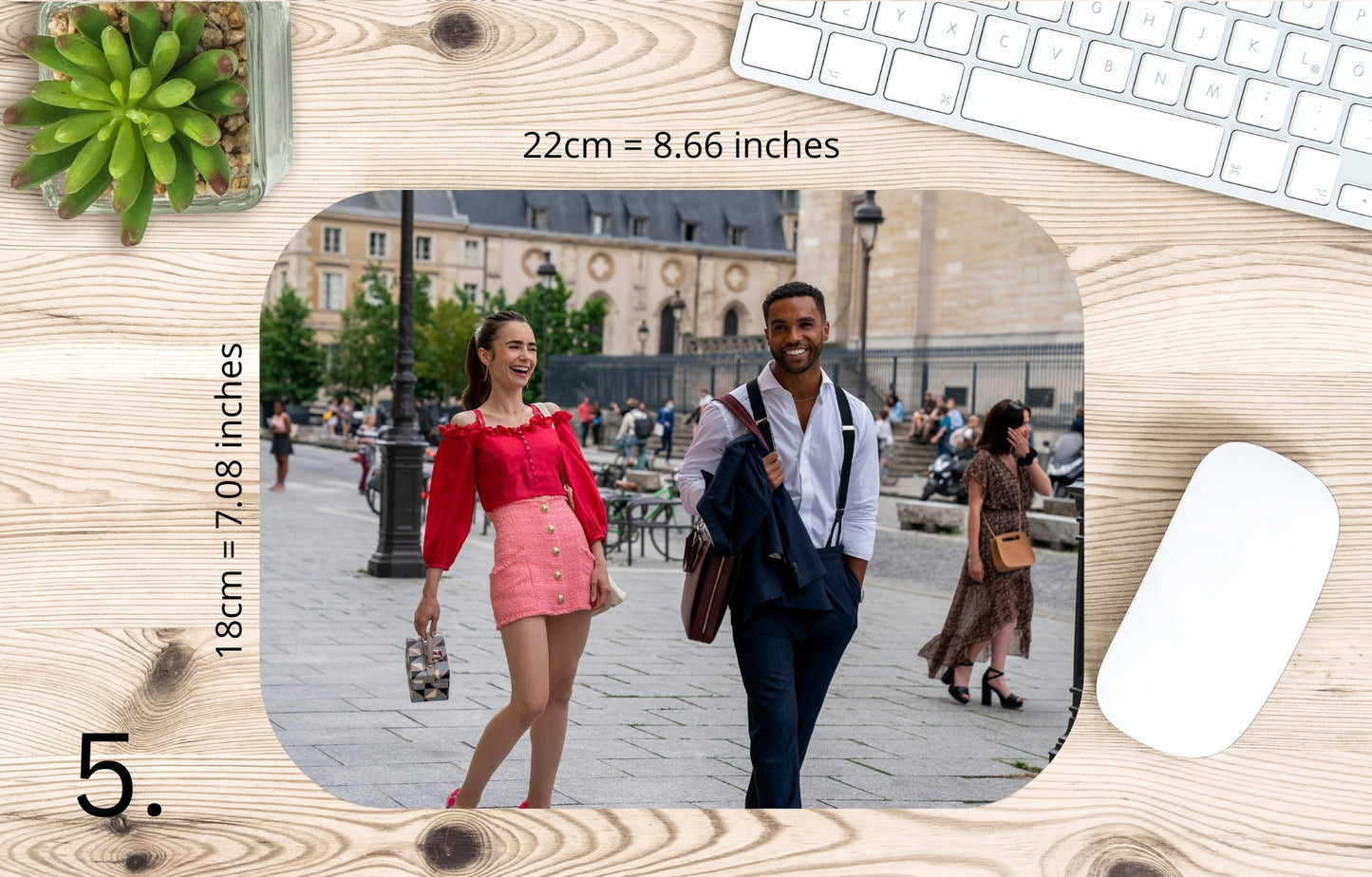 Podkładka pod mysz Emily w Paryżu / Emily in Paris – serial Netflix