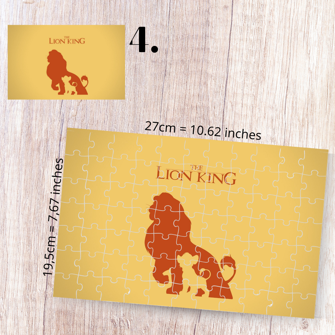 Puzzle 88 Pieces - The Lion King Inspired