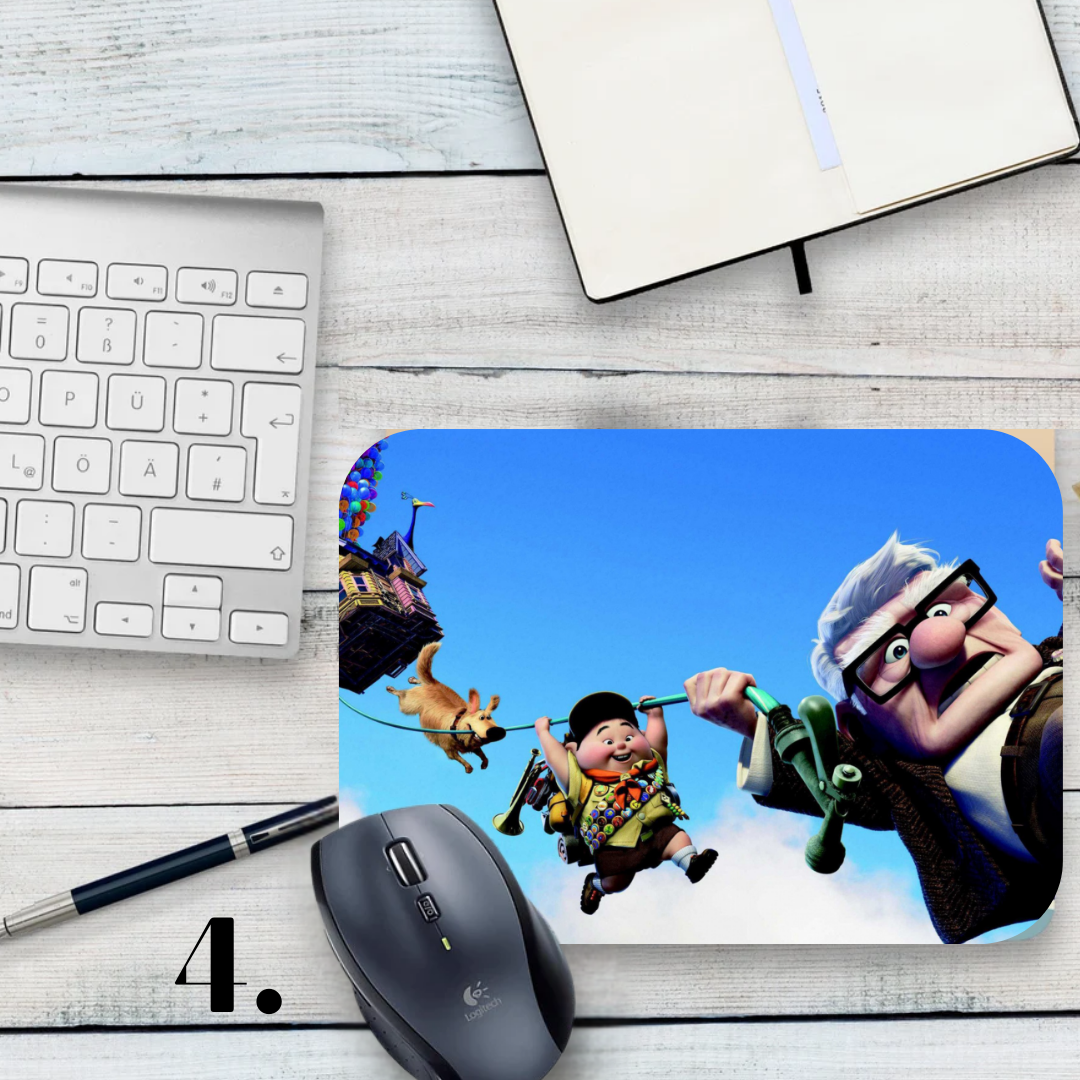Mouse pad Up – Carl and Ellie, Pixar animation