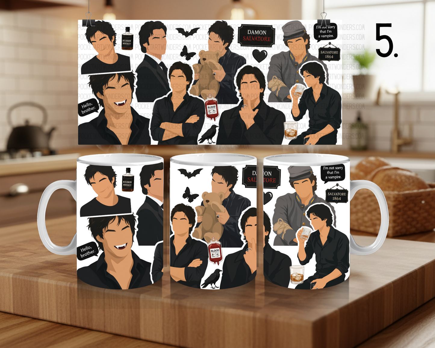 Ceramic Mug 330 ml - The Vampire Diaries, The Originals Inspired