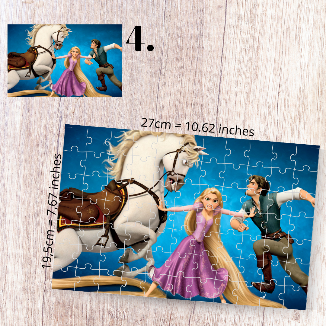 Puzzle Zaplątani / Tangled – Roszpunka, animacja Disney