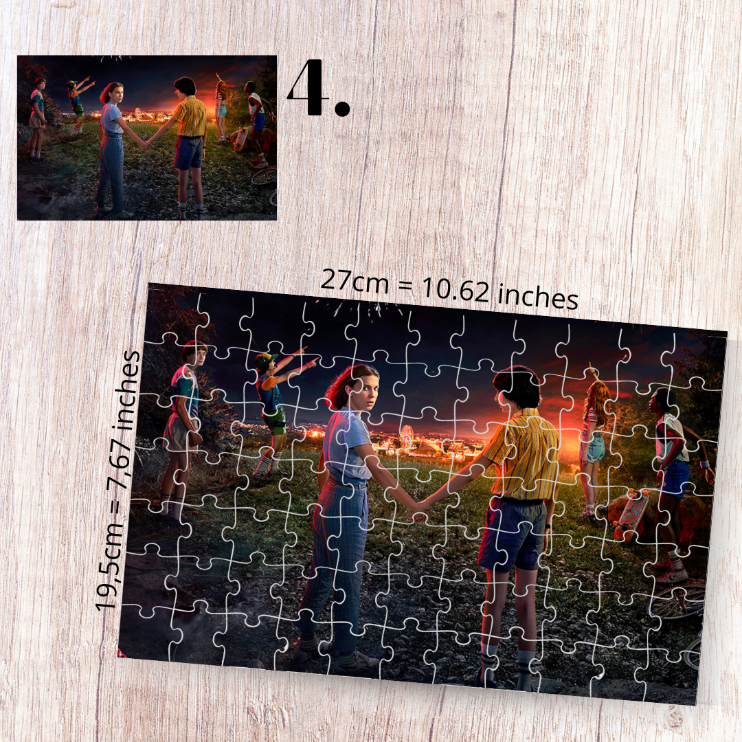 Puzzle Stranger Things / Stranger Things – serial Netflix, horror fantasy