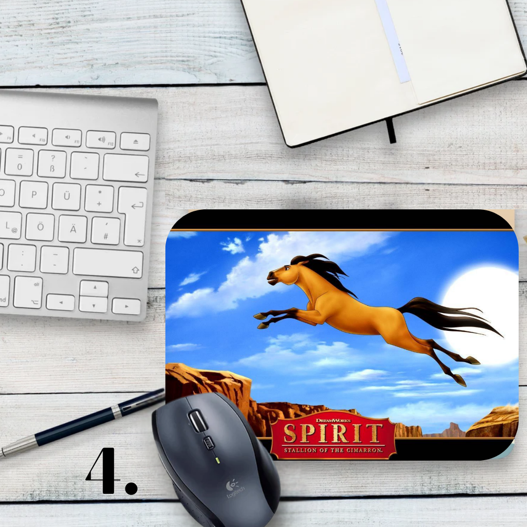 Mustang: Spirit of the Cimarron mouse pad - animation