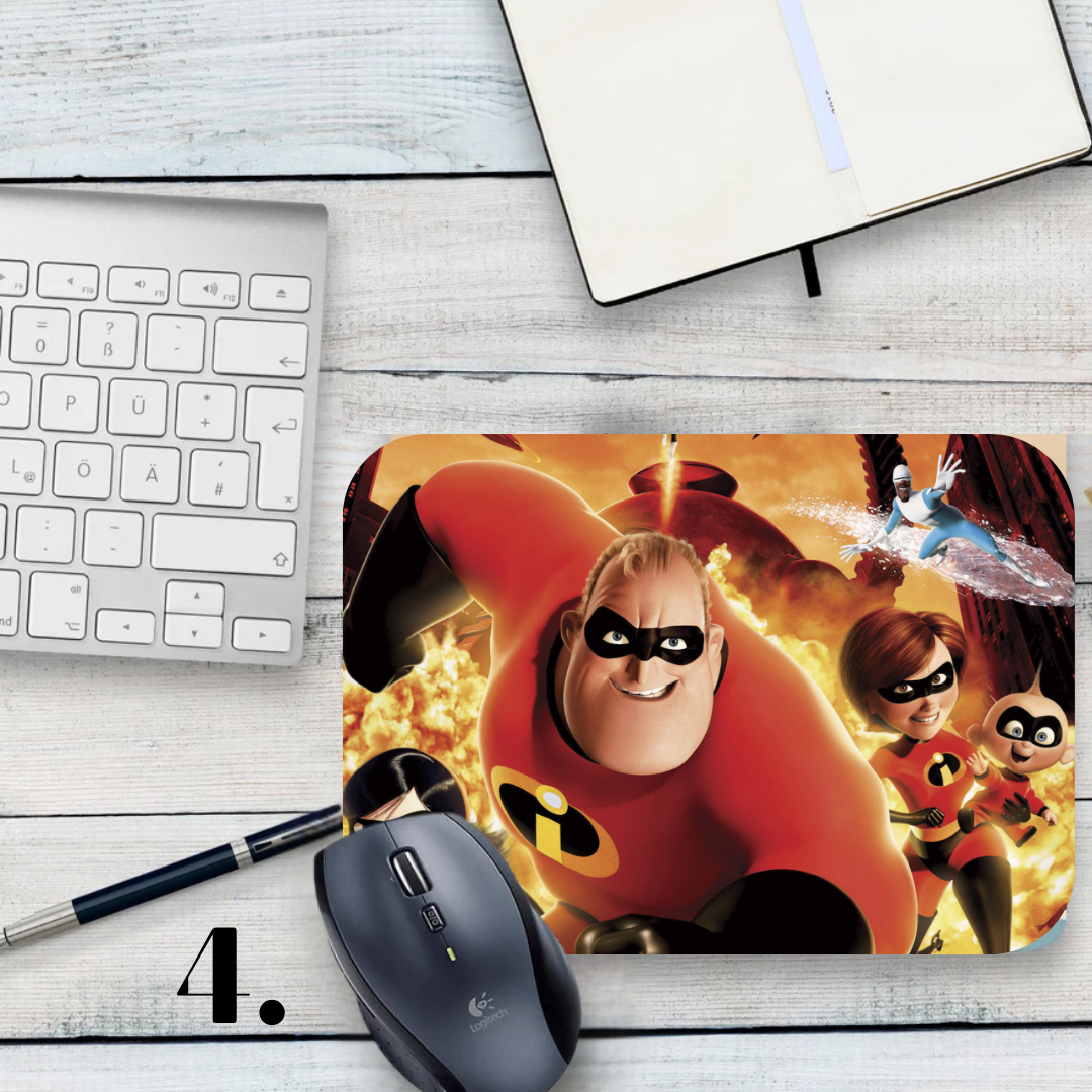 Podkładka pod mysz Iniemamocni / The Incredibles – animacja Pixar, rodzina Parr