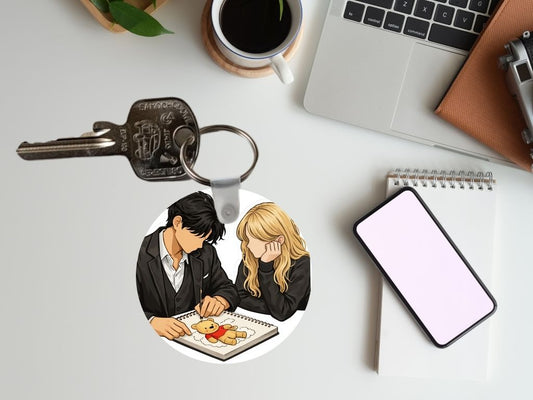 Breloczek romantyczny – studenckie życie, para, cozy aesthetic, relacja