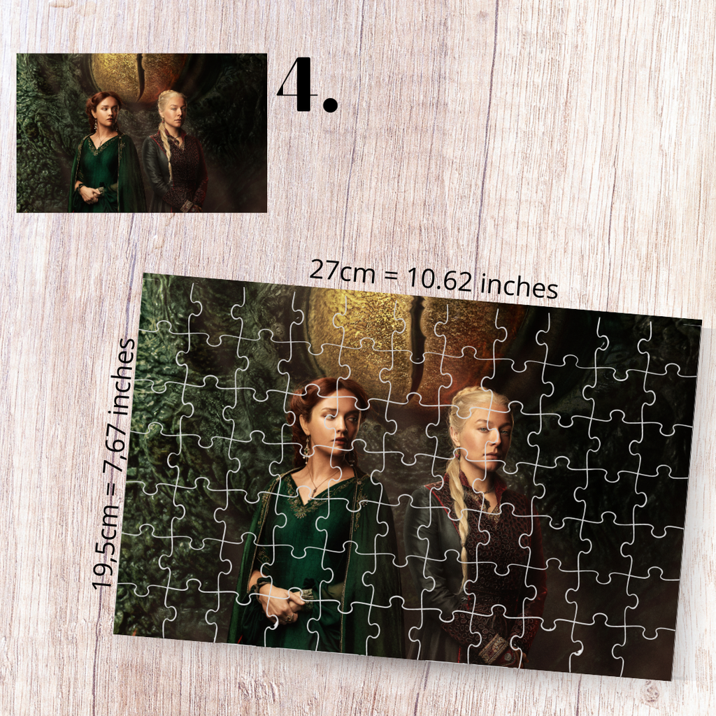 Puzzle 88 elementów – Ród smoka / House of the Dragon