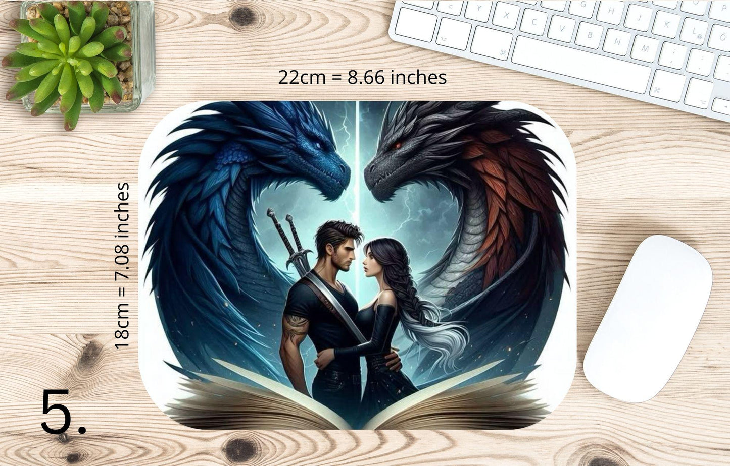 Onyx Storm, Fourth Wing, Iron Flame | MAUSEPAD, Gaming Mouse Pad