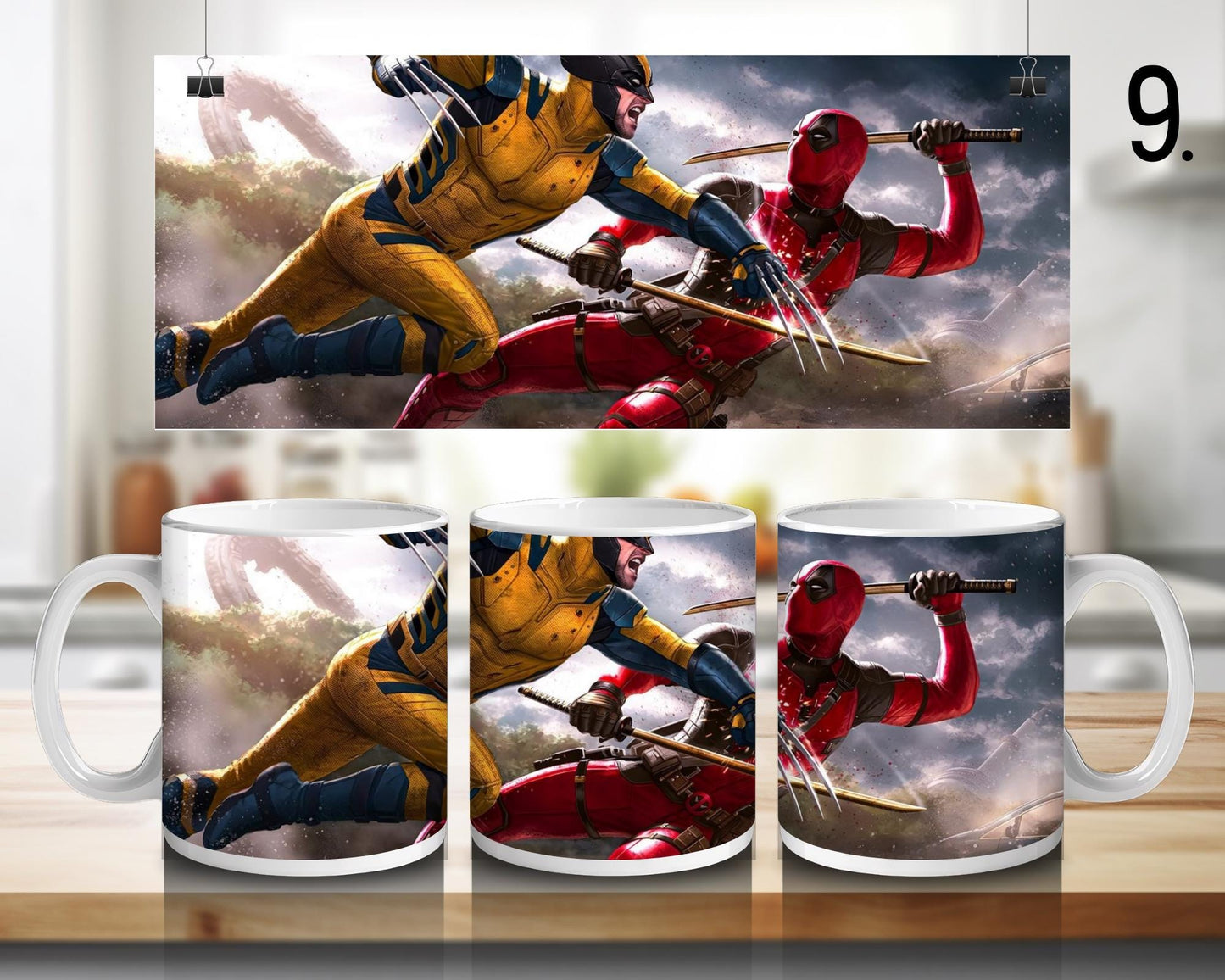 Deadpool & Wolverine | 100% CERAMIC MUG, 11Oz = 330ml
