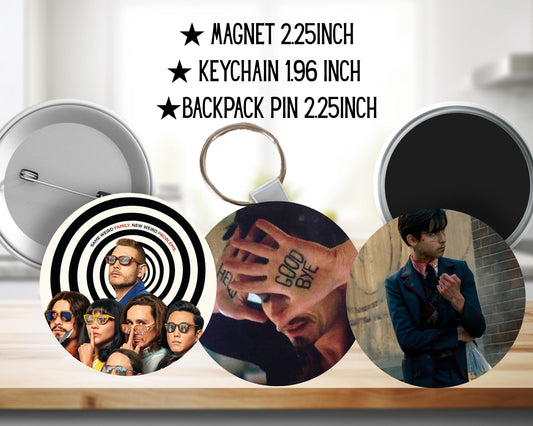 The Umbrella Academy | Backpack pin | Magnet | Keychain